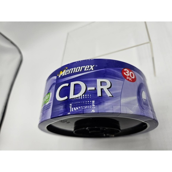 30 Memorex CD-R write up to 52x 700MB 80 min Recordable Discs Music Data NEW - Picture 6 of 7